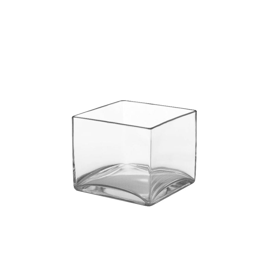 Square Clear Glass-Urban Trends Collection-Clear-6x6x5-Urban Trends Collection