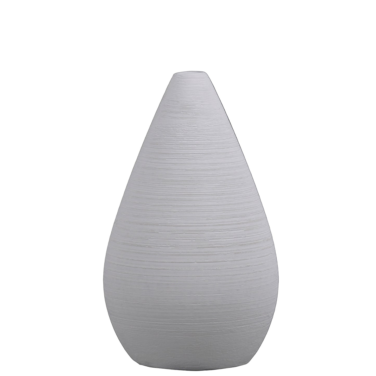 Nakiyah Ceramic Bellied Round Vase with Small Mouth