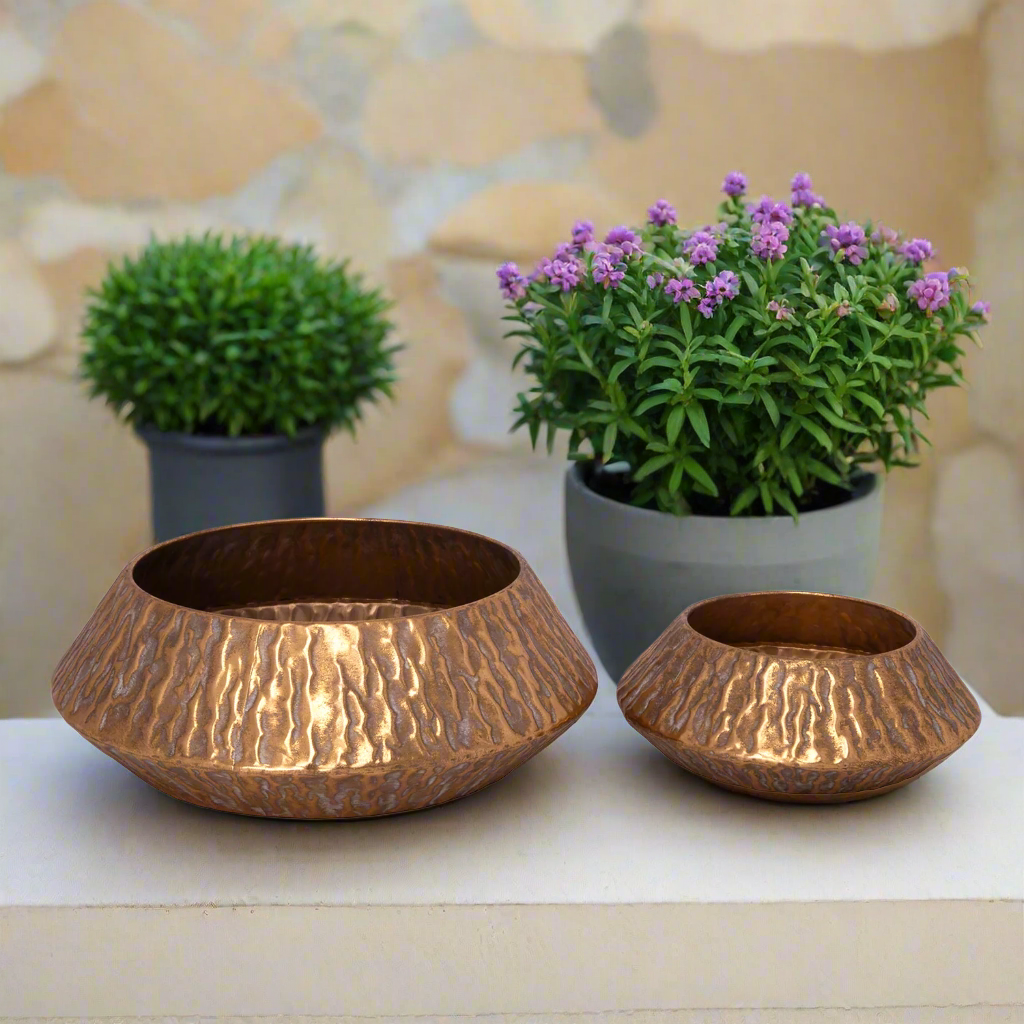 Fayra Metal Planter Set (Set of 2)