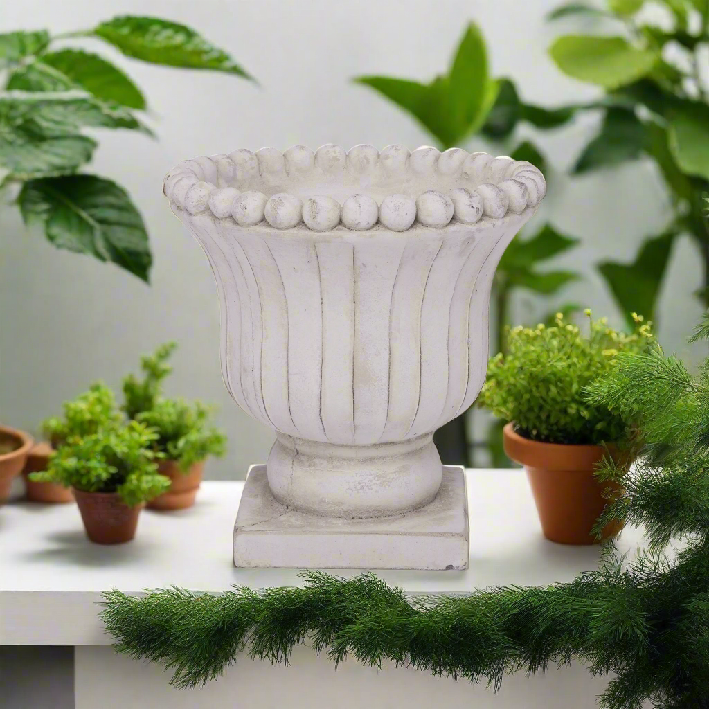 Etta Cement Urn Planter