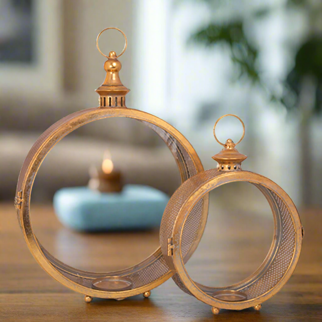 Briar Metal Candle Holder Set