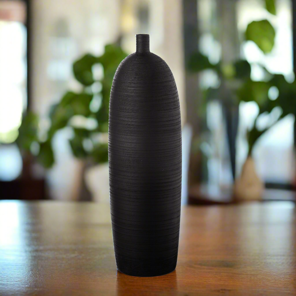 Calvessa Ceramic Tall Cylindrical Vase