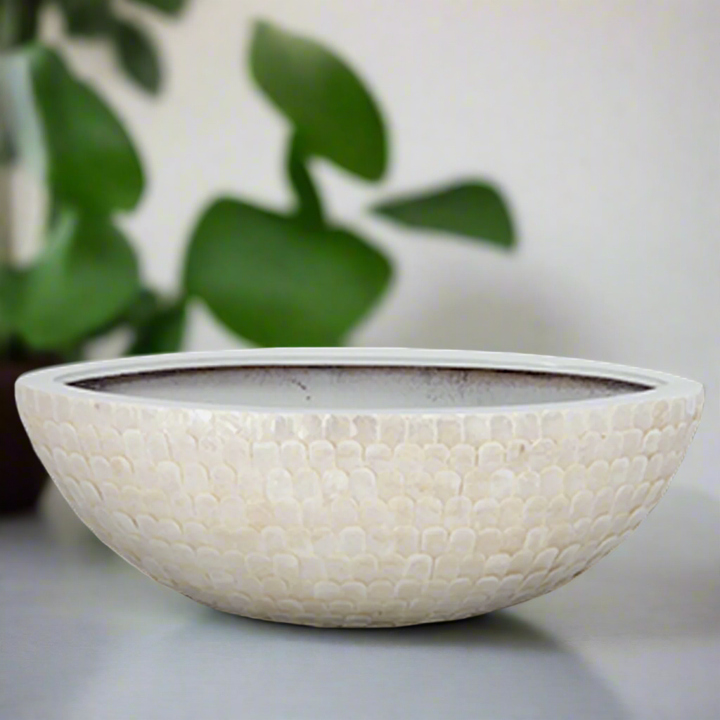 Hilda Capri Shell Boat Shape Planter