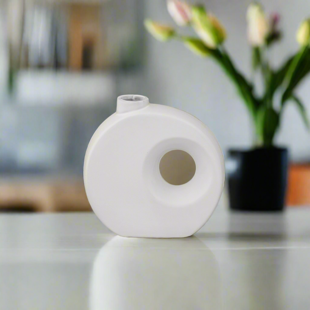 Betty Ceramic Oval Vase