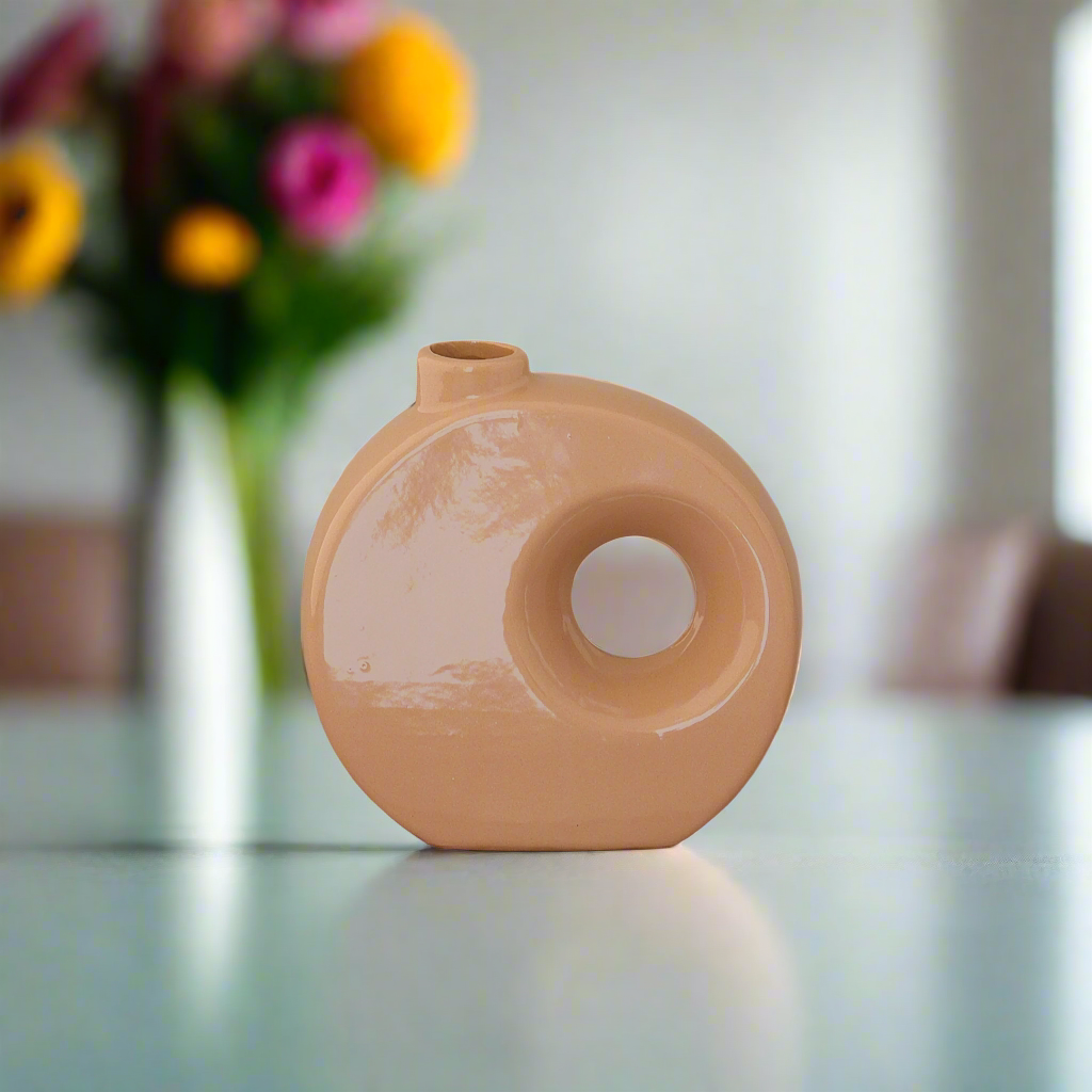 Betty Ceramic Oval Vase