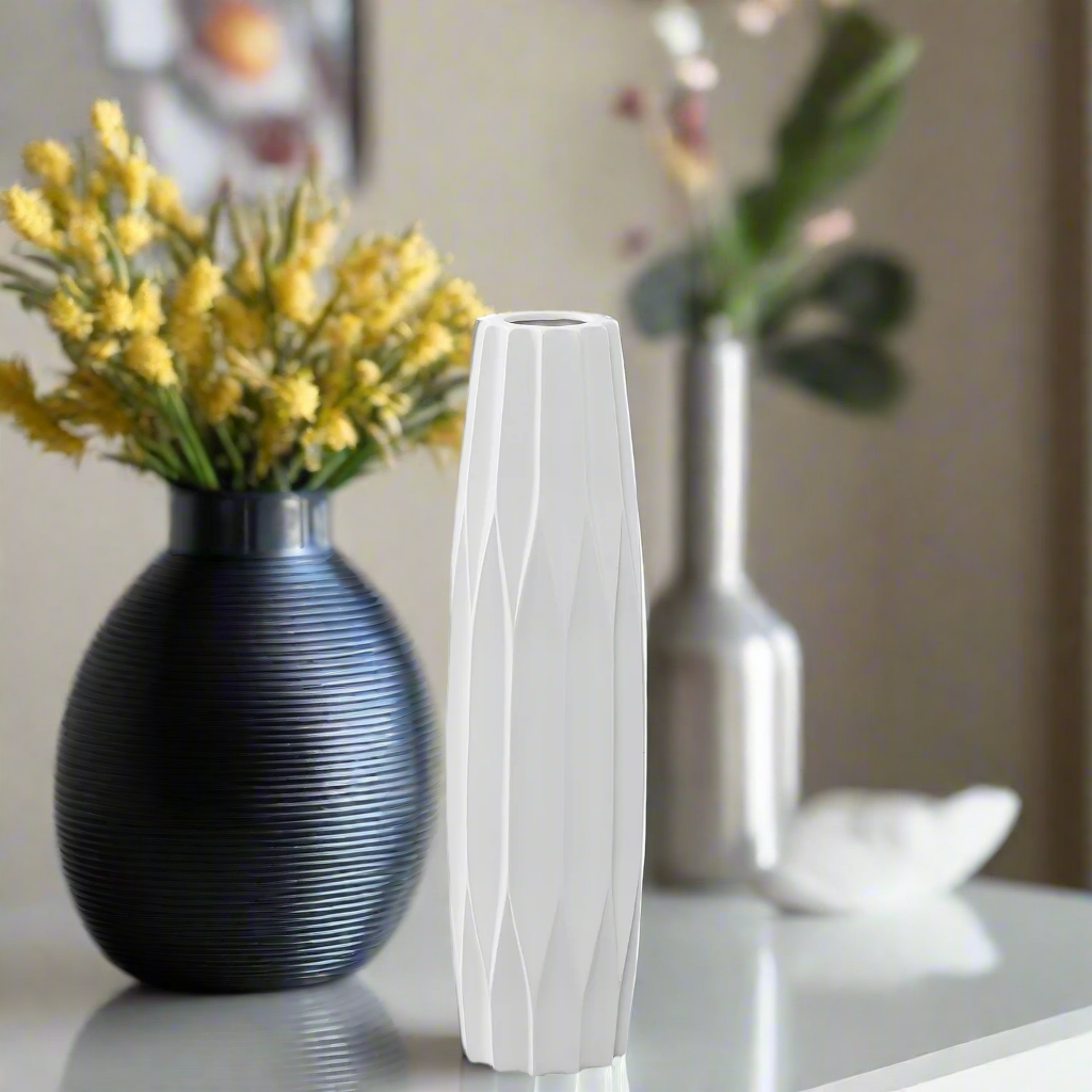Nadia Ceramic Diamond Vase