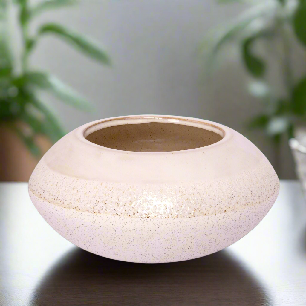 Monica Ceramic Oval Planter