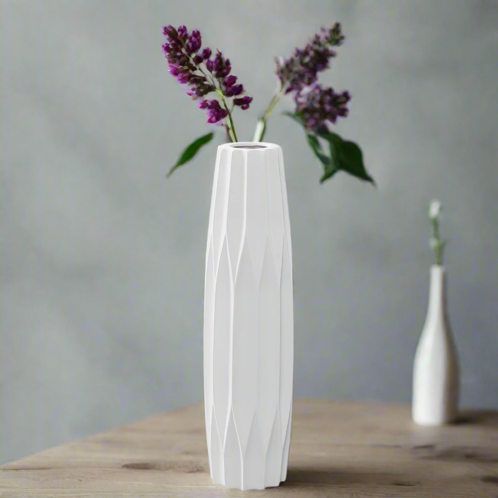 Nadia Ceramic Diamond Vase