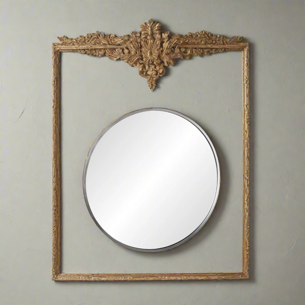 Kairo Metal Round Wall Mirror