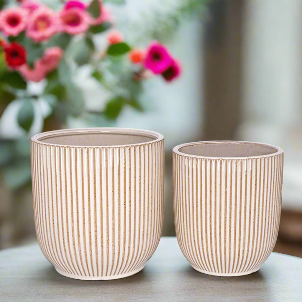 Sloane Ceramic Planter Set (Set of 2)