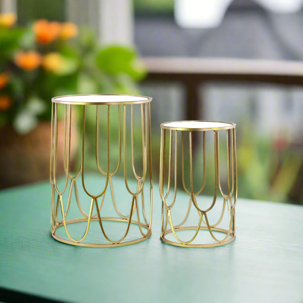 Serina Metal Nesting Accent Tables