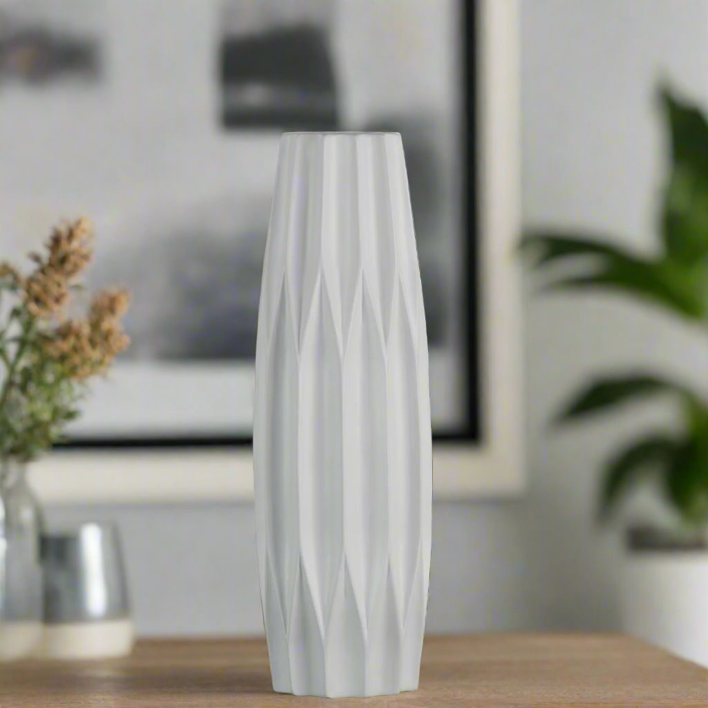 Nadia Ceramic Diamond Vase