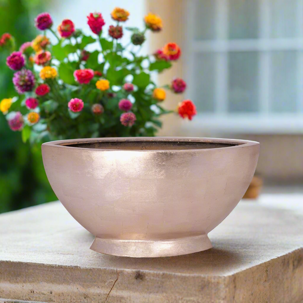 Bianca Polystone Boat Planter
