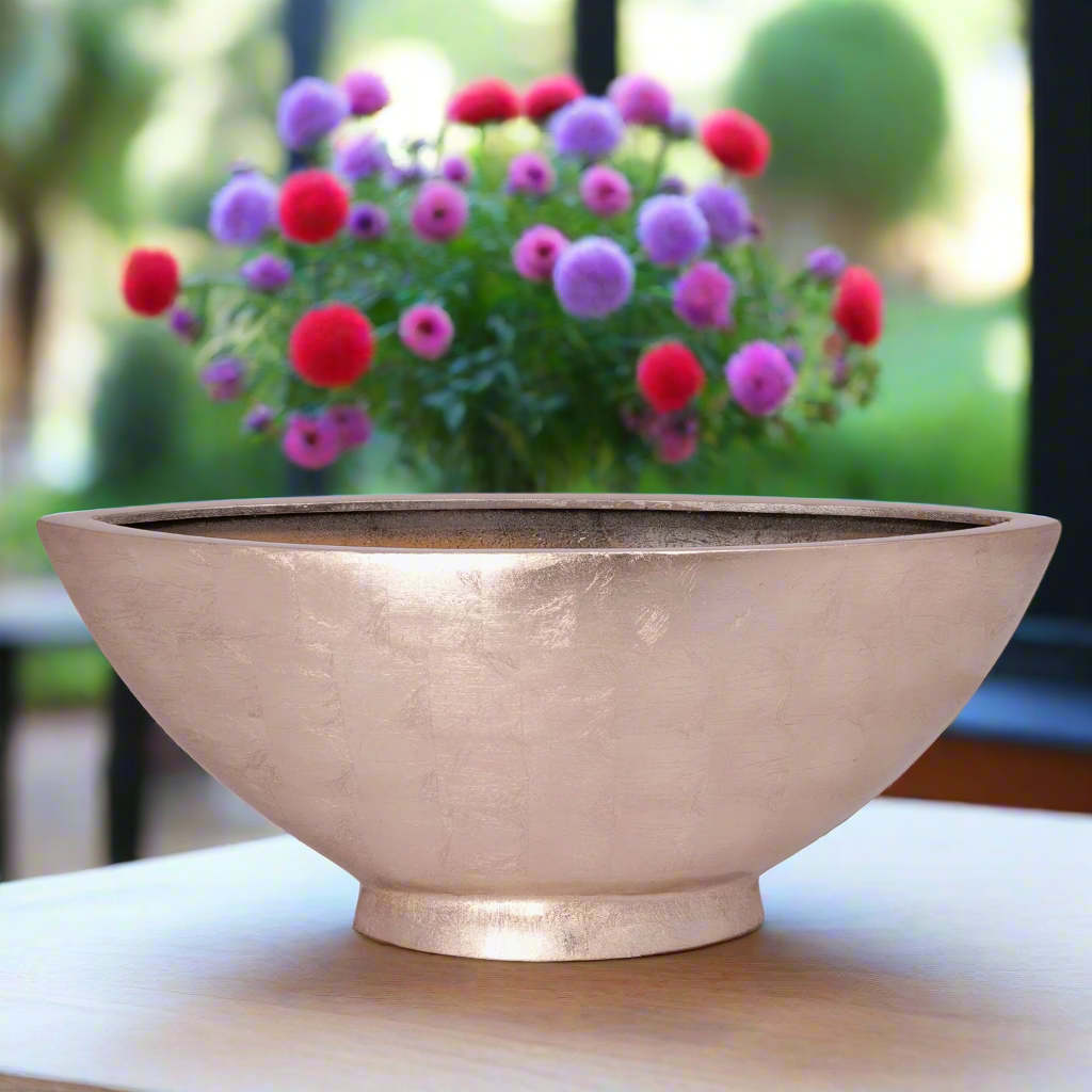 Bianca Polystone Boat Planter