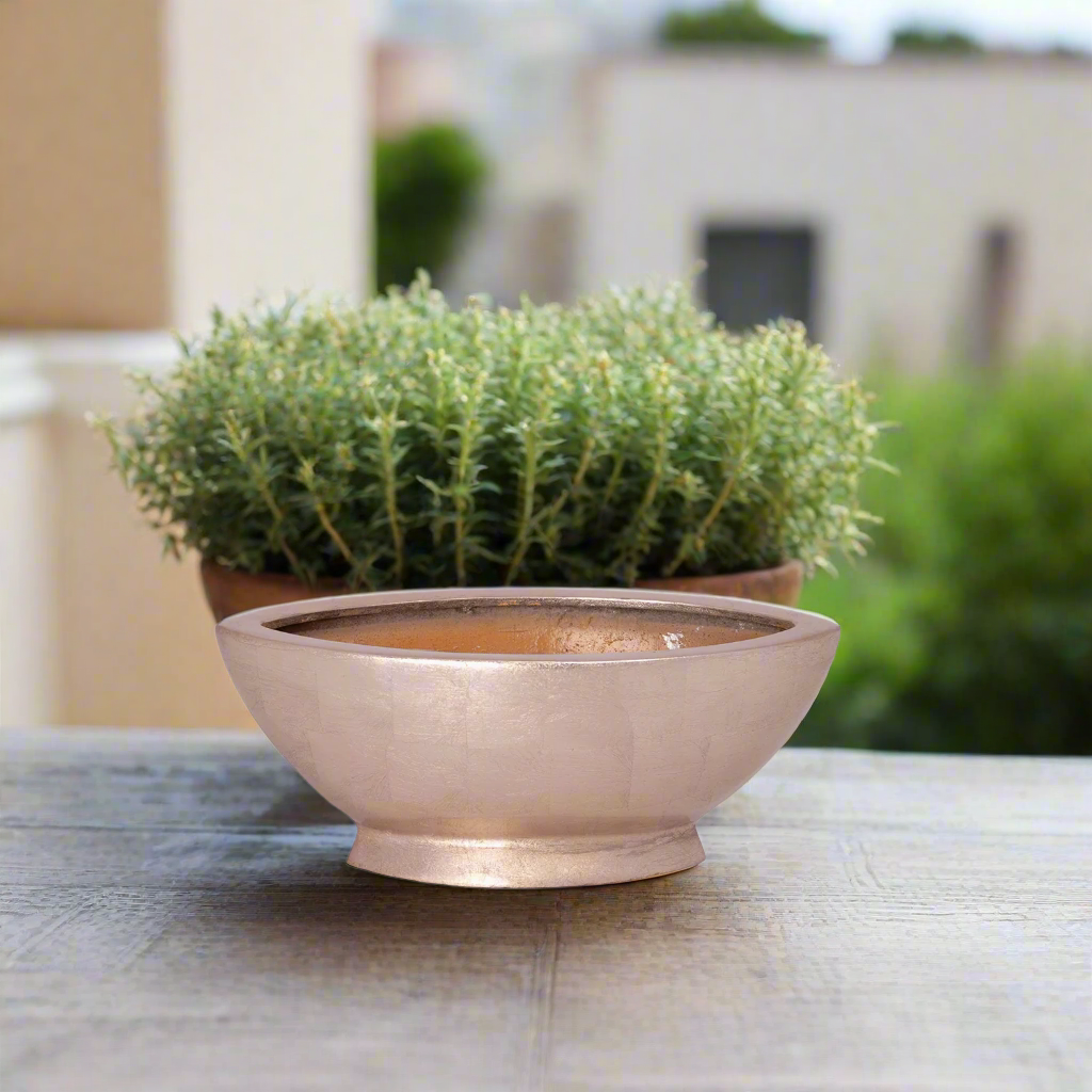 Bianca Polystone Boat Planter