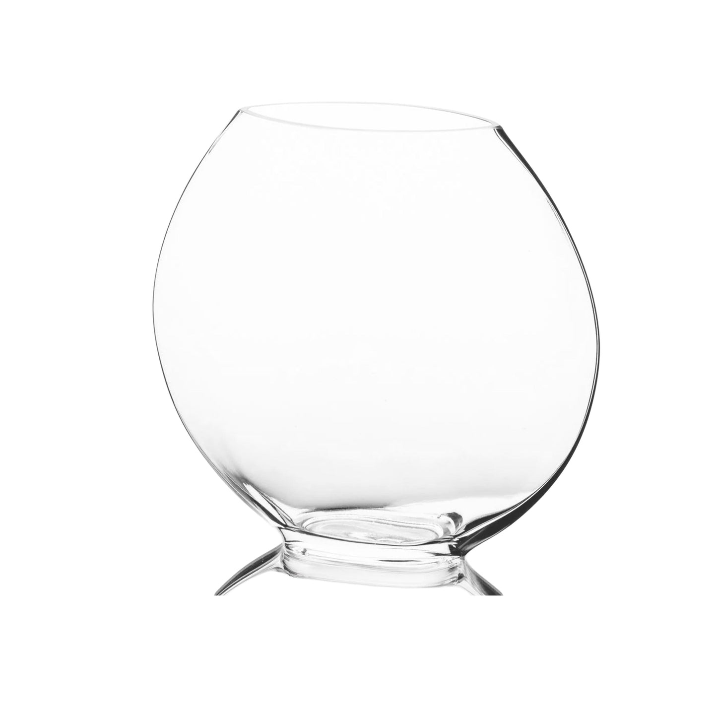Helora Eye-Shaped Clear Glass Vase