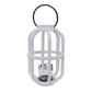 Korin Round White Wood Lantern