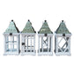 Jeska Wood and Metal Lanterns (Set of 8)