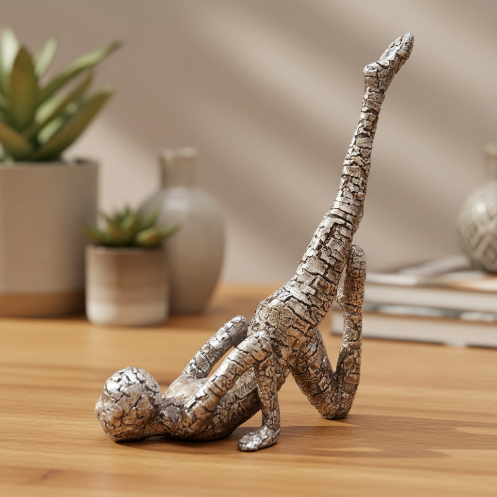 Liesel Polyresin Yoga Lady Sculpture