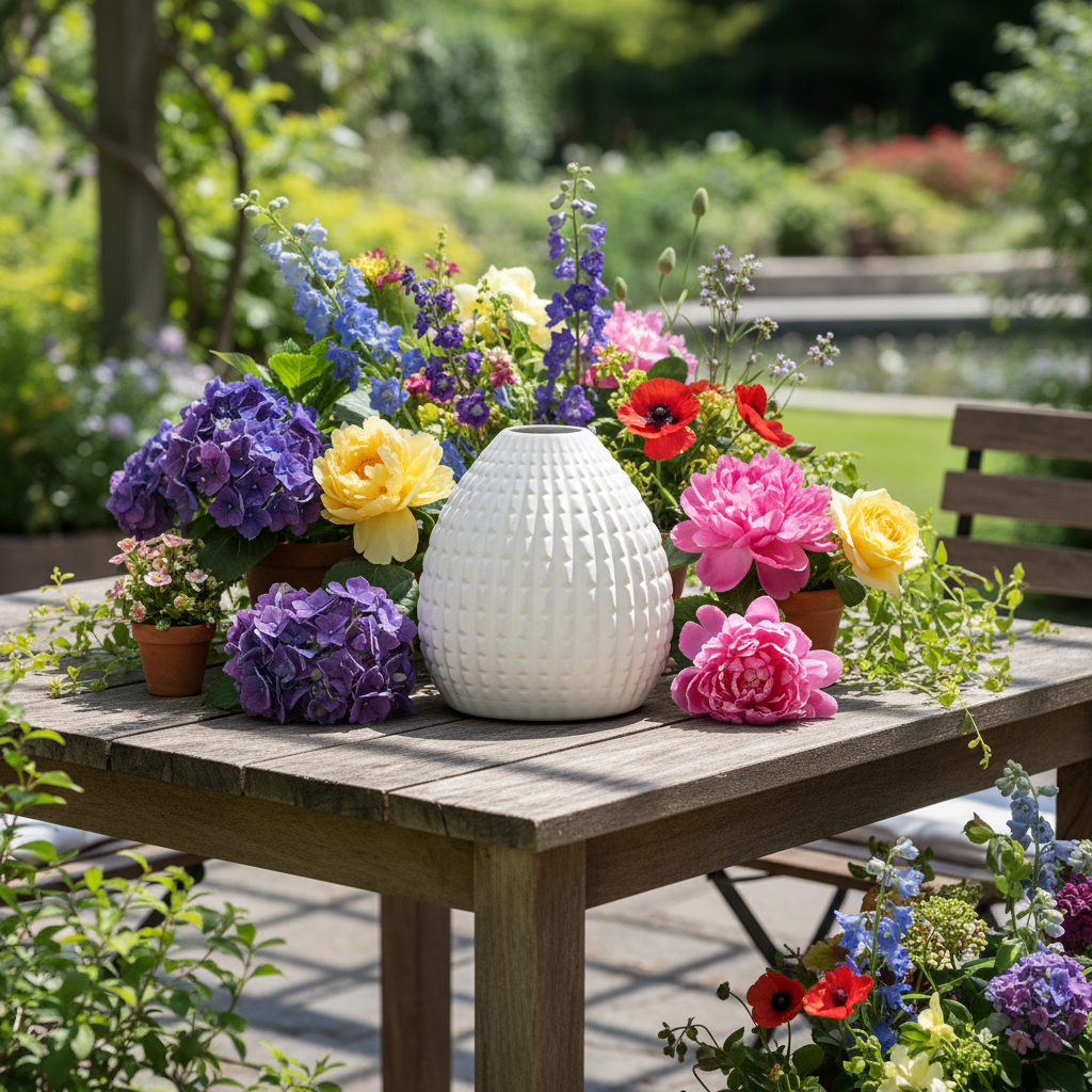 Zoya Matte Black Ceramic Vase