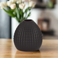 Zoya Matte Black Ceramic Vase