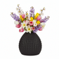 Zoya Matte Black Ceramic Vase