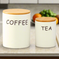 Althera Round Ceramic Canister with Bamboo Lid (Set of 2)