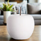 Ceramic Apple Figurine Polished Pearlescent Finish-4.00"H