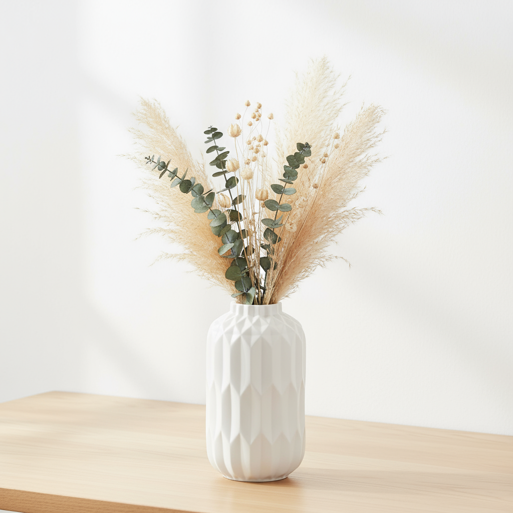 Quinna Ceramic Quartz Vase