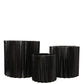 Olenna Textured Ceramic Pot Set (Set of 3)