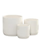 Nelly Diamond Pattern Ceramic Pot (Set of 3)