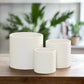 Nelly Diamond Pattern Ceramic Pot (Set of 3)