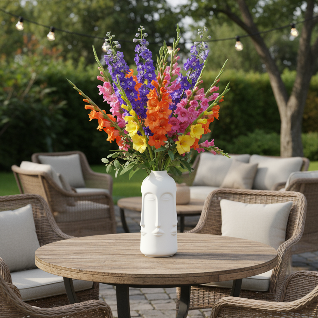 Quorra Multi-Face Ceramic Vase