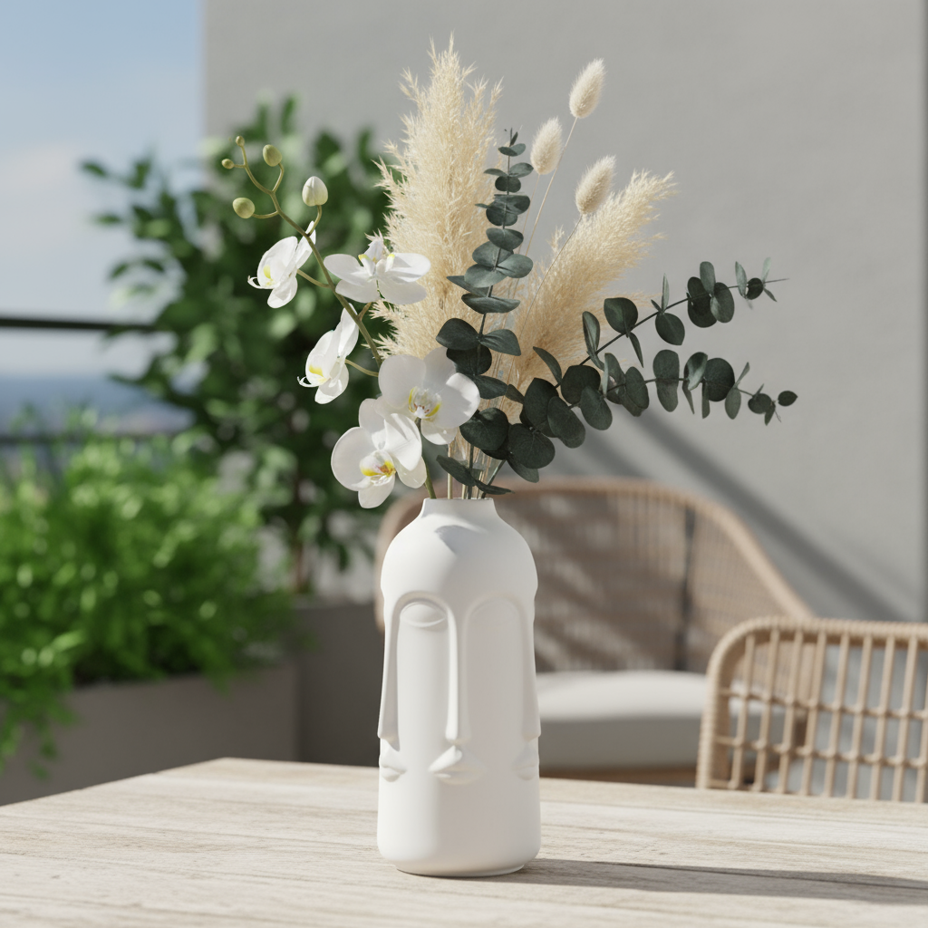 Quorra Multi-Face Ceramic Vase