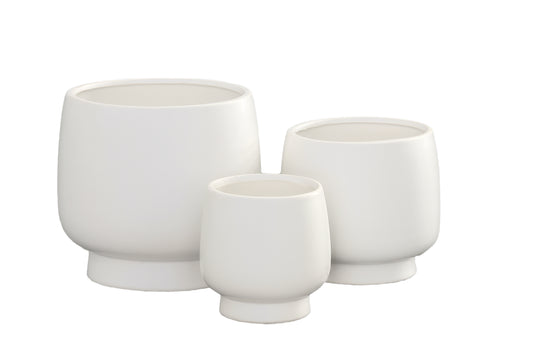 Ceramic Round Pot Matte Finish