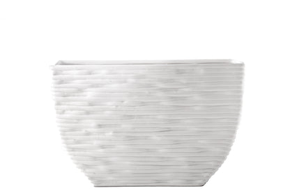 Ceramic Rectangle Vase Matte Finish White
