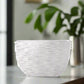 Ceramic Rectangle Vase Matte Finish White