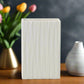 Quarin Embossed Wavy Ceramic Vase