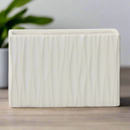 Arvella Ceramic Rectangle Vase Collection