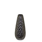 Sylvara Dimpled Chrome Vase