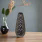 Sylvara Dimpled Chrome Vase