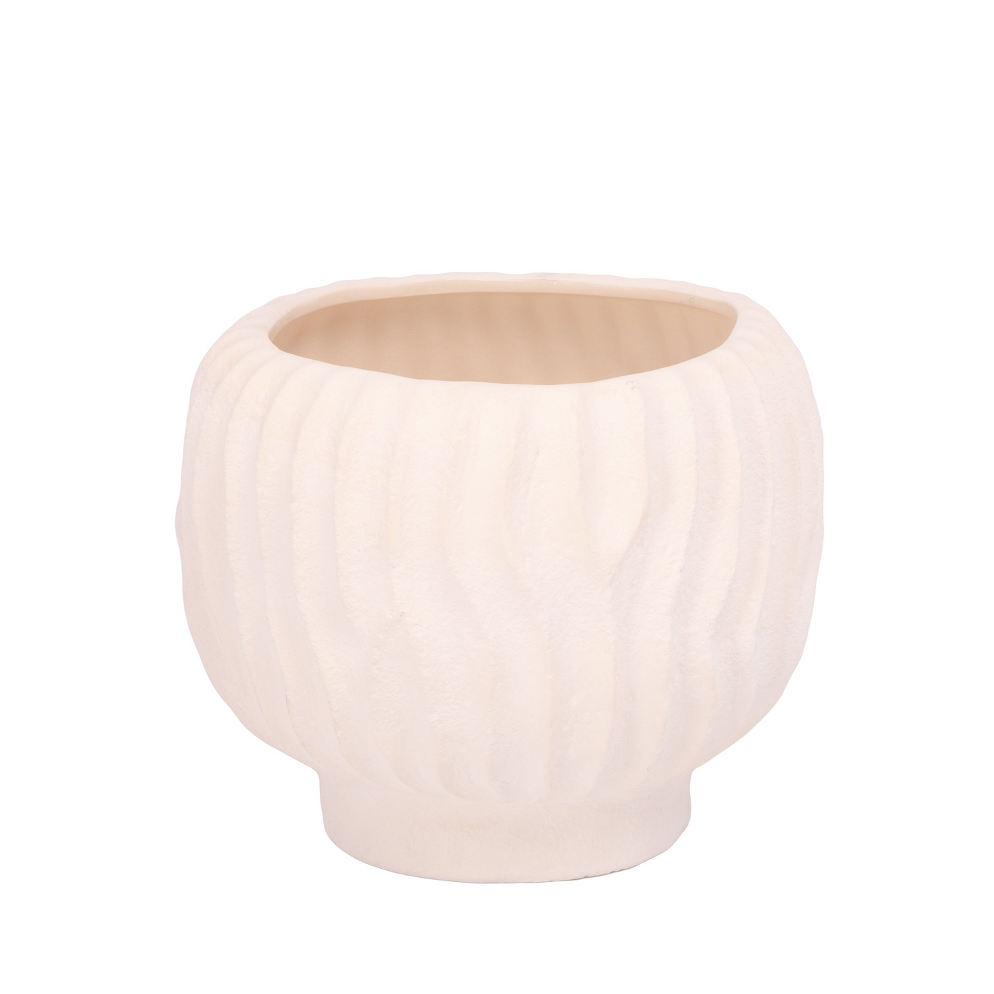 Alyzzabeth Ceramic Ridged Pot