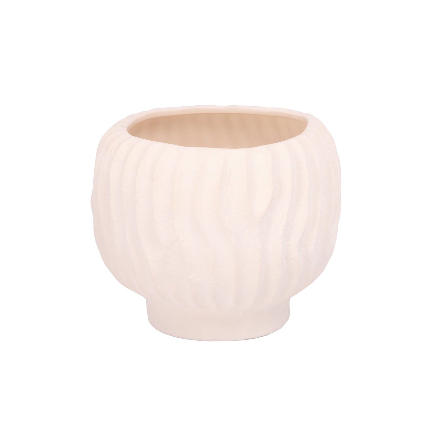 Alyzzabeth Ceramic Ridged Pot