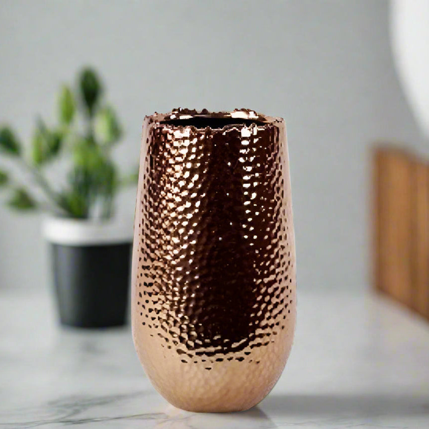 Xyrell Copper Chrome Vase