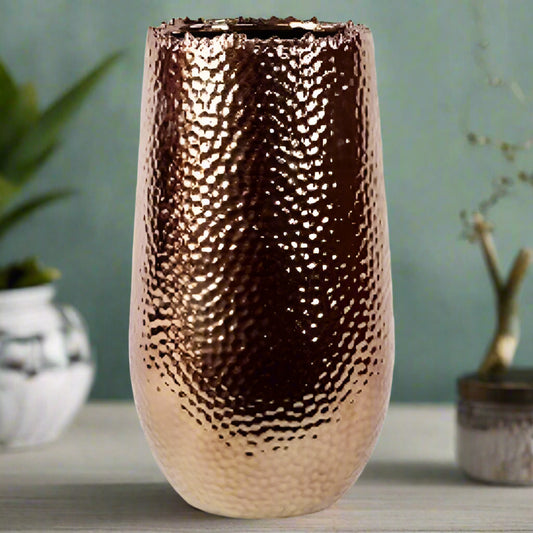 Xyrell Copper Chrome Vase