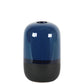 Saskia Ceramic Cylinder Vase with Black Banded Rim