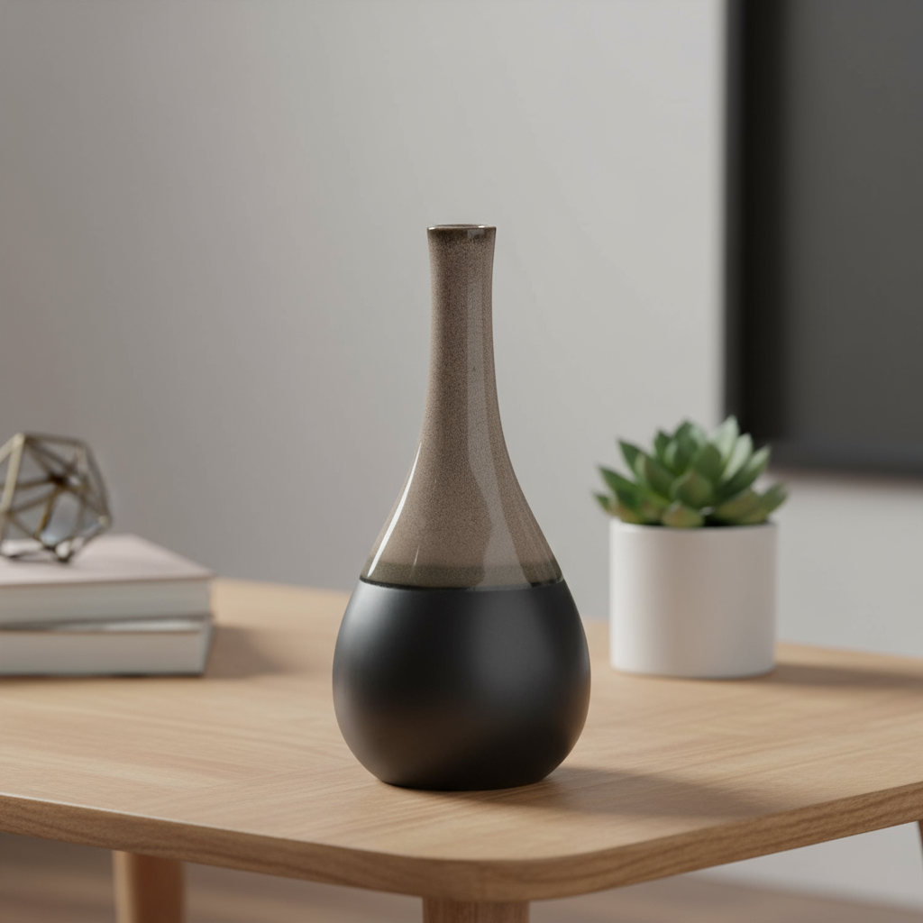 Ondine Ceramic Bellied Vase