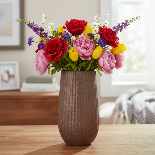 Sybil Ceramic Round Vase