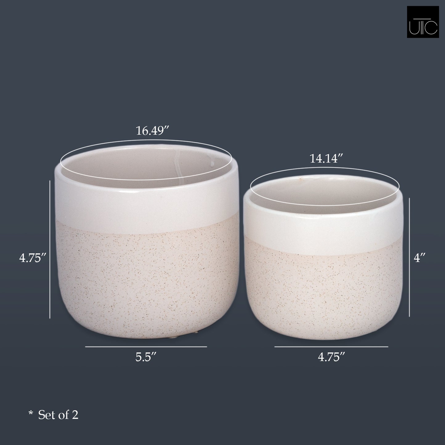Ceramic Pot Matte Finish