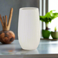 Bernice Textured White Ceramic Vase